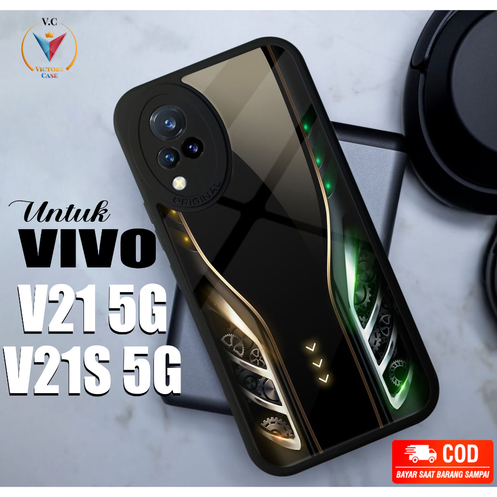 Case Vivo V21 5G V21S 5G Victory Case Motif [ GLXY ] Case Hp Glossy Casing Hardcase Softcase Bisa co