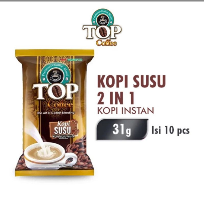 

top kopi susu renceng 10 x 31 gr