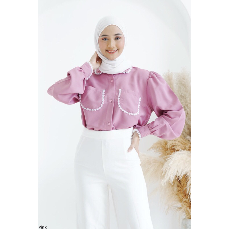 LILY BLOUSE by cicloth.co - KEMEJA BLOUSE WANITA ATASAN WANITA /KEMEJA WANITA/ ATASAN WANITA KEKINIA