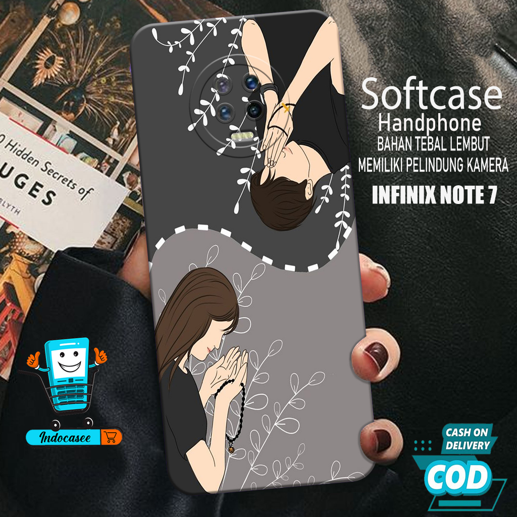 Case Hp INFINIX NOTE 7 - Softcase INFINIX NOTE 7 Terbaru - Casing INFINIX NOTE 7 - Kesing INFINIX NO