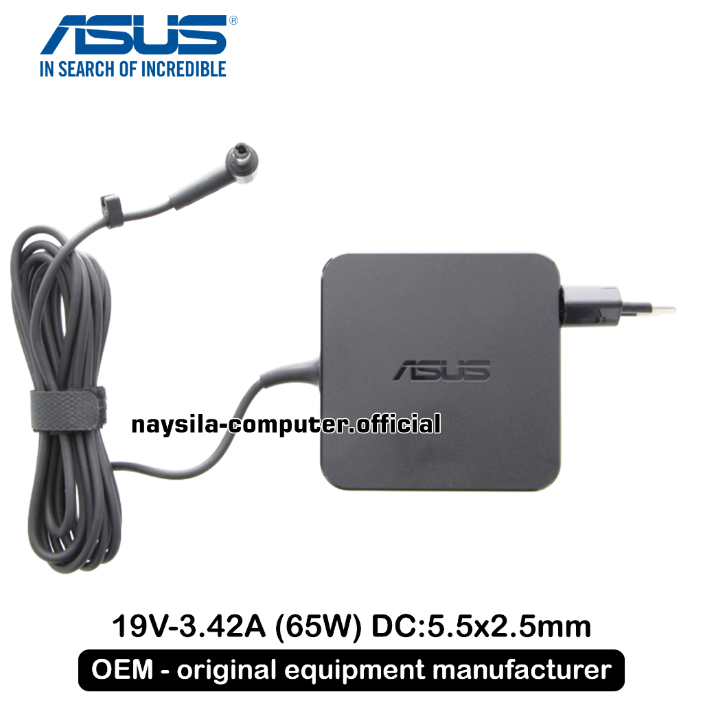 Adaptor Charger ASUS 19V 3.42A DC:5.5x2.5mm ADP-65DW CA / ADP-65DW CB / ADP-65DW CC / ADP-65DW CG