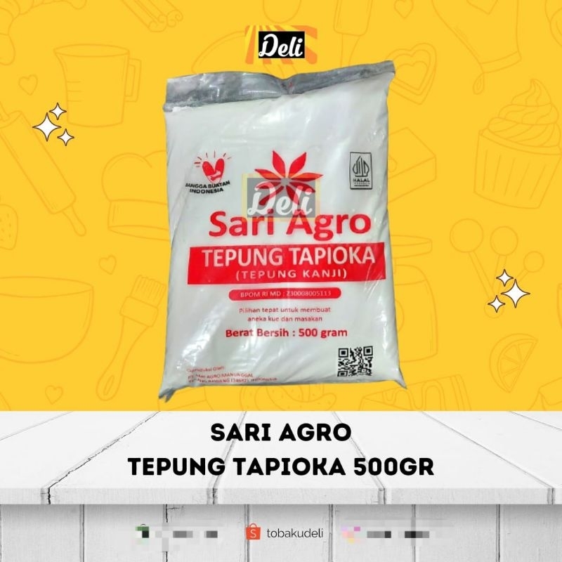 

Sari Agro Tepung Tapioka Kanji 500gr