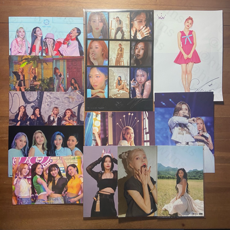 Mamamoo Wheein Moonbyul Solar Hwasa Postcard