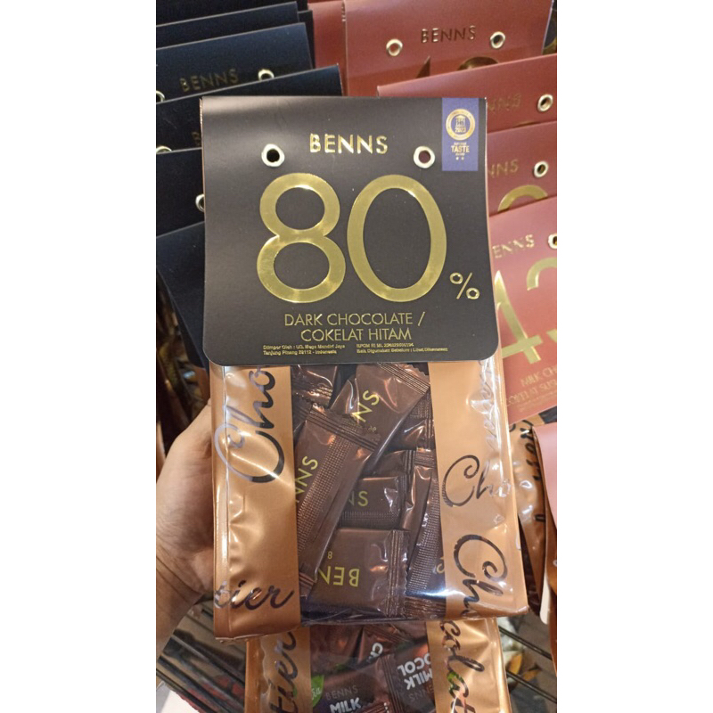 

Cokelat Benns Milk Chocolate 43% / Dark chocolate 65% 80%