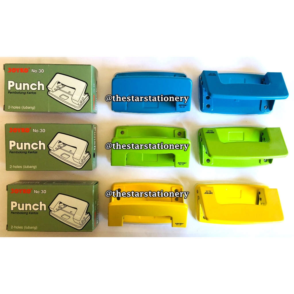 

(1 Biji) GROSIR Punch Joyko No.30 2 Hole / Pembolong Kertas Joyko No.30 2 Lubang