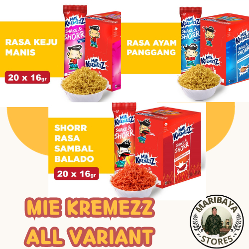 

Mie Kremezz Kremes Shake Shorr Isi 20pcs 20 pcs