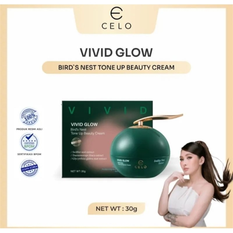 [CELO][READY STOK][ORIGINAL] Celo Vivid Glow Bird's Nest Tone Up Beauty Cream