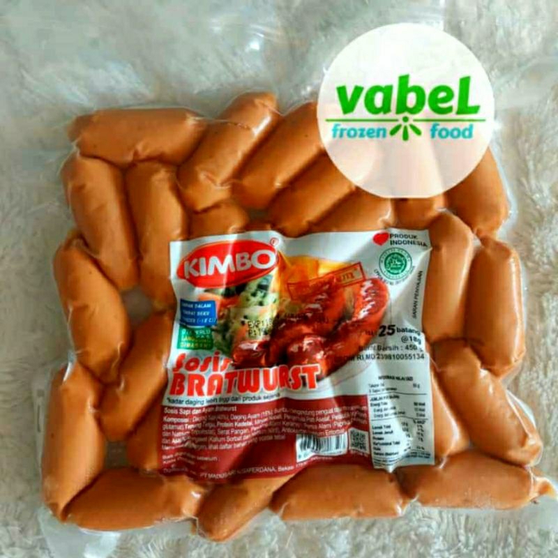 

Sosis Kimbo Cocktail Bratwurst isi 25