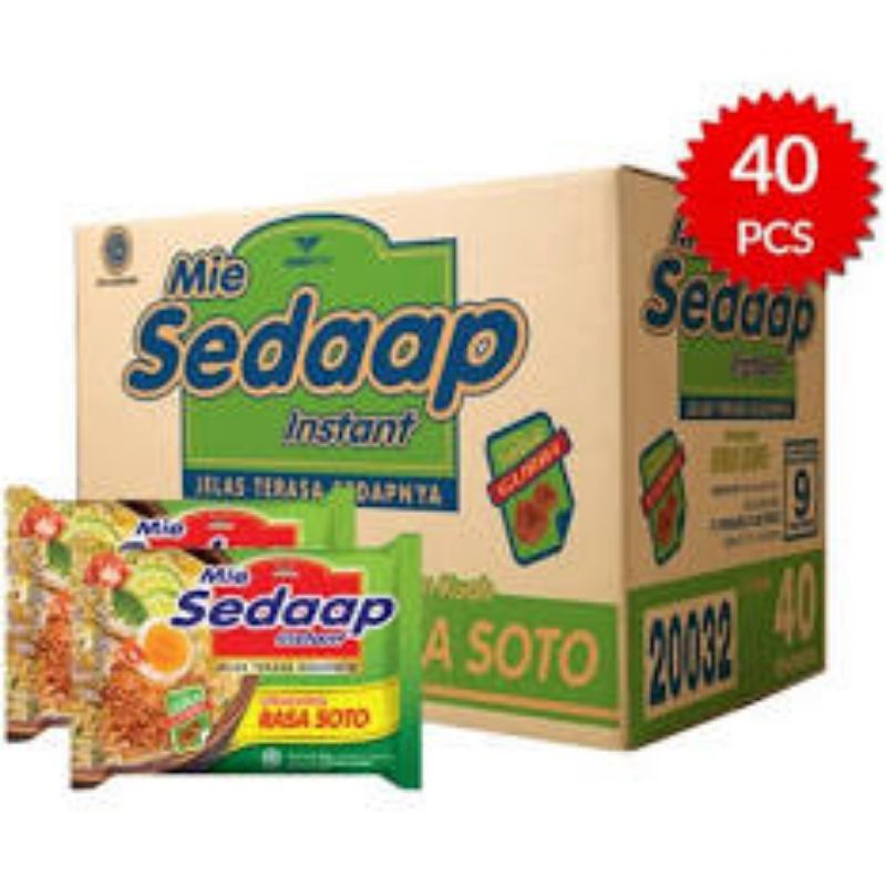 

Mie Sedaap Instan Soto 1 Dus isi 40 pcs