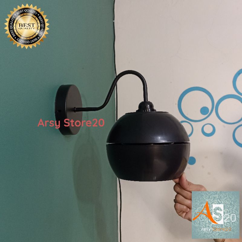 FITTING LAMPU DINDING LAMPU HIAS MOON