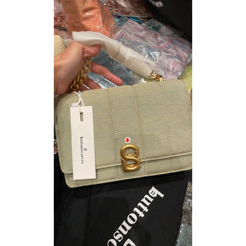 nora denim bag buttonscarves