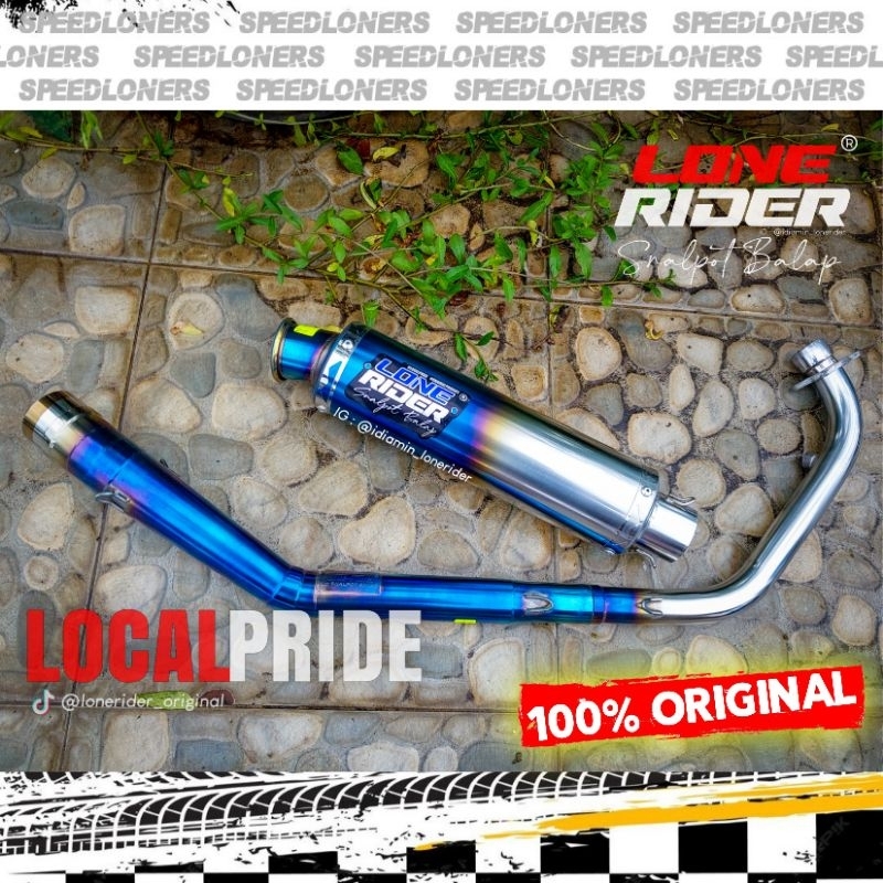 Knalpot LR Lone Rider Original - RR Sanblast - NCB - NEW CB150R