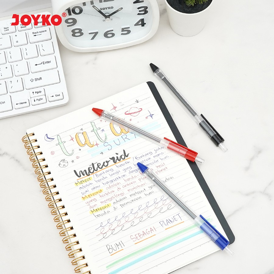 

Pulpen Pena Joyko BP-349 Vokus Trans 0.7 mm