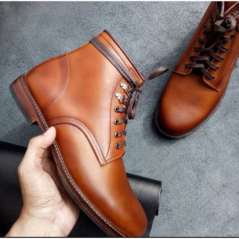 Sepatu Boots Pria Klasik Asik Sepatunisme