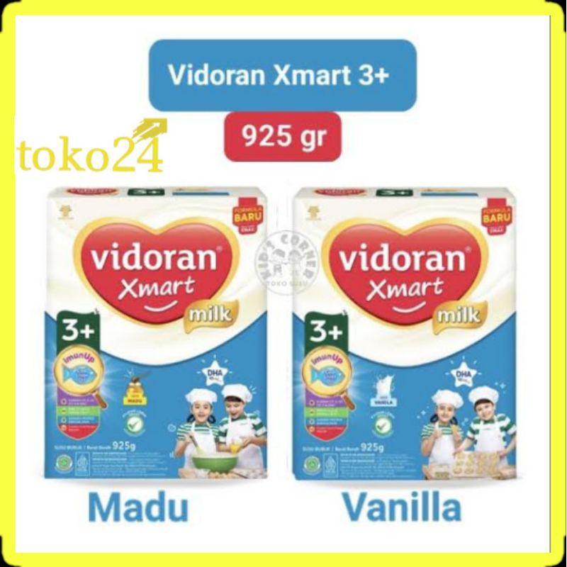 Vidoran Xmart 3+ 925 gr Susu Balita 3 - 5 Tahun