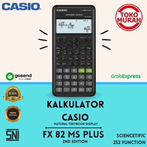 

Casio FX 82 MS PLUS - Scientific Kalkulator/Kalkulator Sains