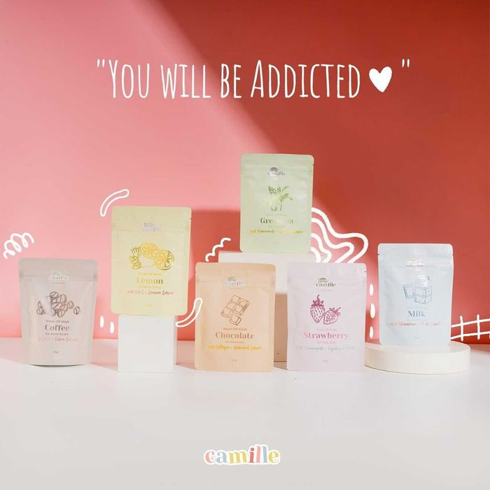 Masker Organik Camille Beauty BPOM Masker Wajah Facemask