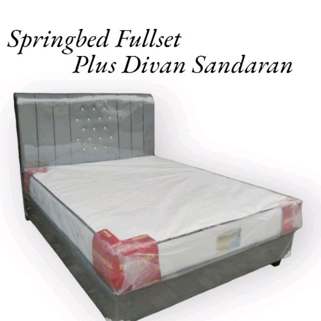 Springbed fullset divan sandaran / Divan sandaran kasur