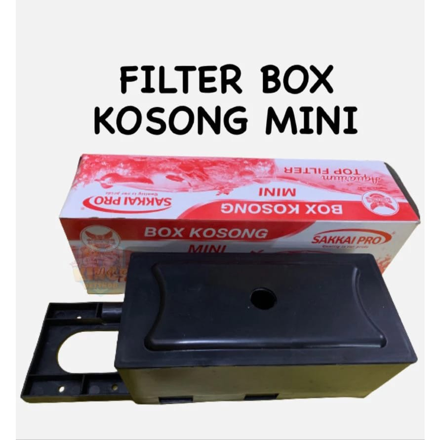 FILTER BOX KOSONG MINI / Perlengkapan Aquarium / Ikan / Aksesoris Aquarium