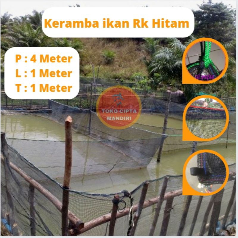 keramba ikan 4x1x1 keramba ikan air tawar keramba ikan laut keramba jaring apung
