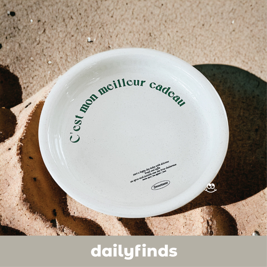 Margaux Paris Ceramic Deep Plate / piring estetik french keramik - Daily Finds