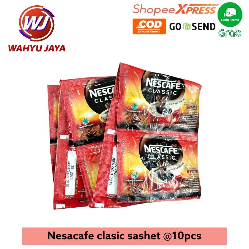 

Nescafe clasic renceng @10pcs 20gram