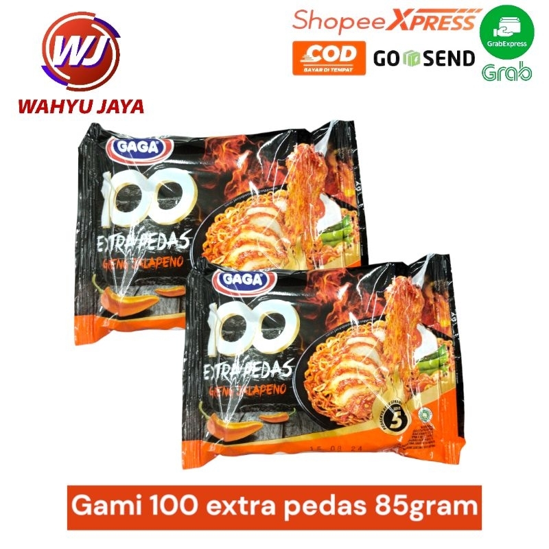 

mie gaga gami 100 extra pedas 85 gram/mie gami extra pedas