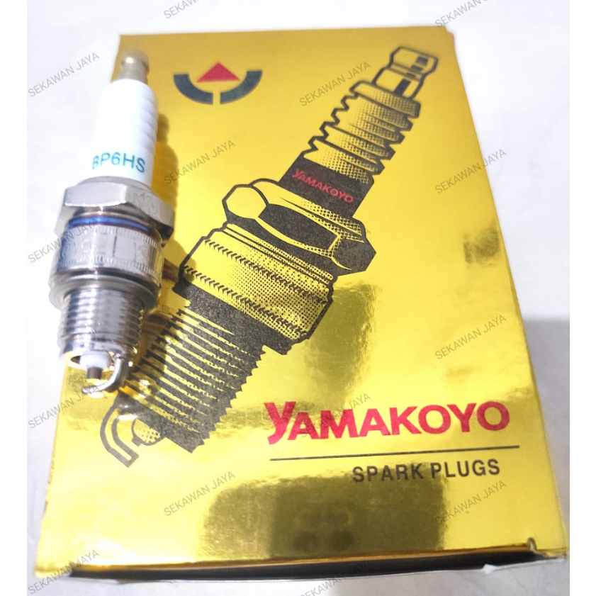 YAMAKOYO busi BP-6HS for Robin engine type EY-15D EY-20D EY-28D busi drat pendek