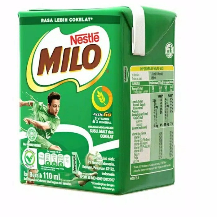 

Nestle Susu Milo Activ Go UHT Kemasan 110 Ml