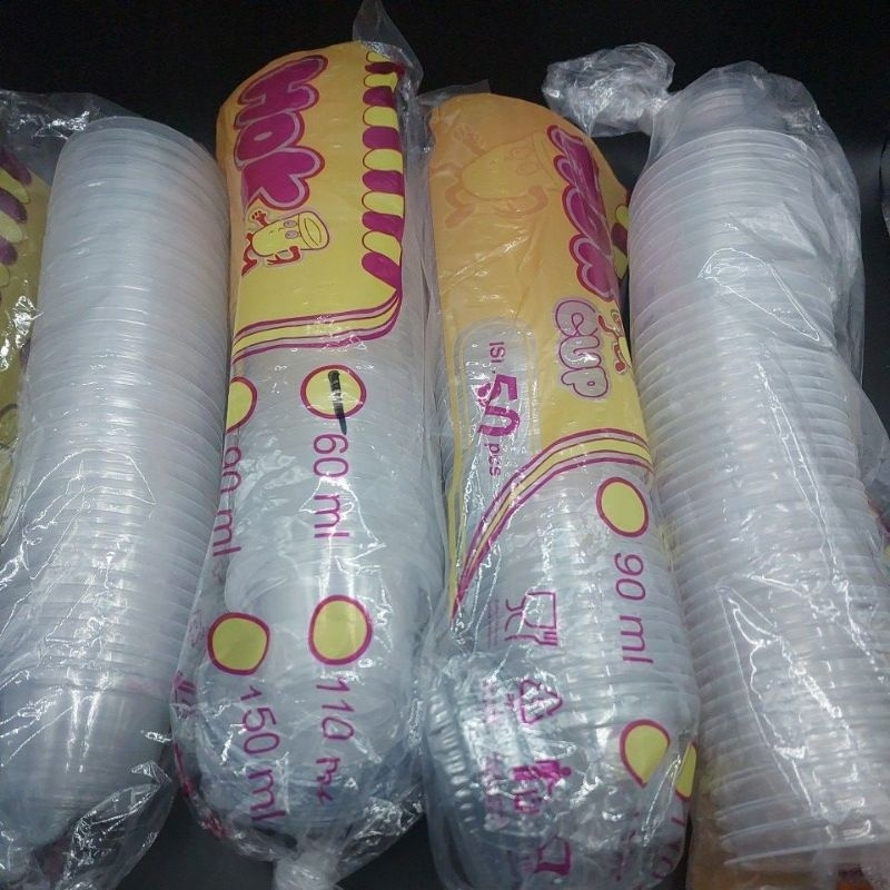 cup jelly agar 60ml plus tutup merk hoki isi 50 pcs