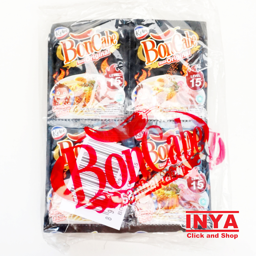 

Kobe Bon Cabe Rasa Original Level 15 1 Pack 24x6gr - Sambal Tabur - Chili Flakes Seasonings