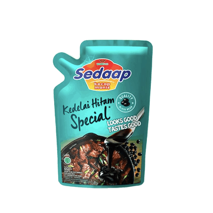 

SEDAAP Kecap Manis Kedelai Hitam Spesial Pouch 520ML