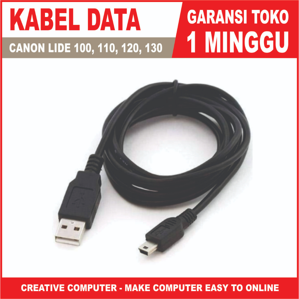 Scaner Canon Lide 100, 110, 120, 130 Kabel Data