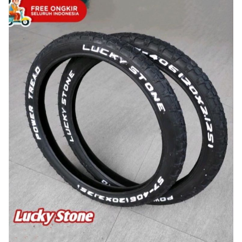 BAN LUAR SEPEDA UKURAN 20 X 2.125