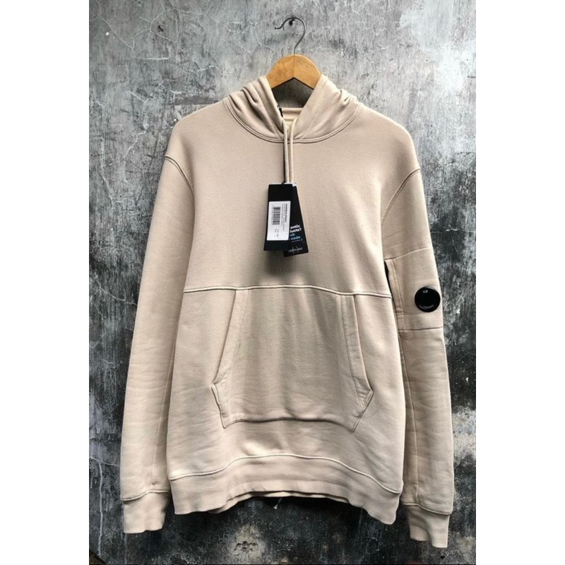 CP COMPANY SWEAT HOODED DIAGONAL RAISED FLEECE