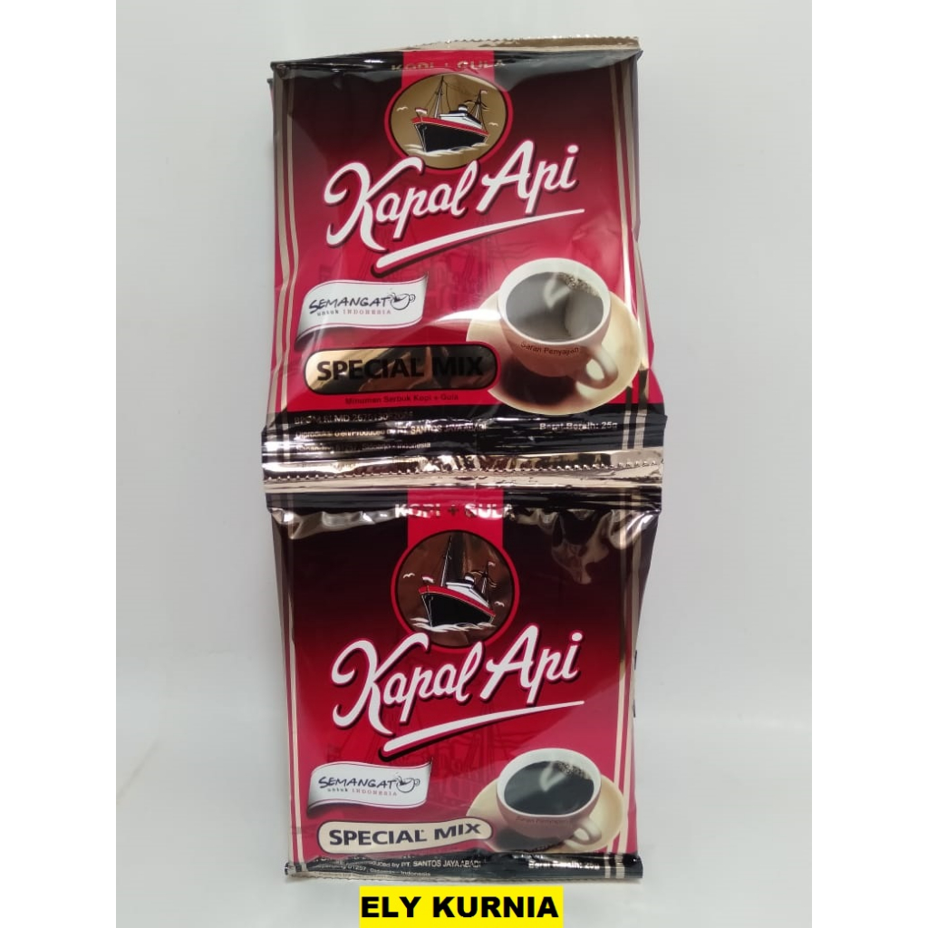 

Kopi Kapal Api Special Mix 1 Renceng isi 10 Sachet