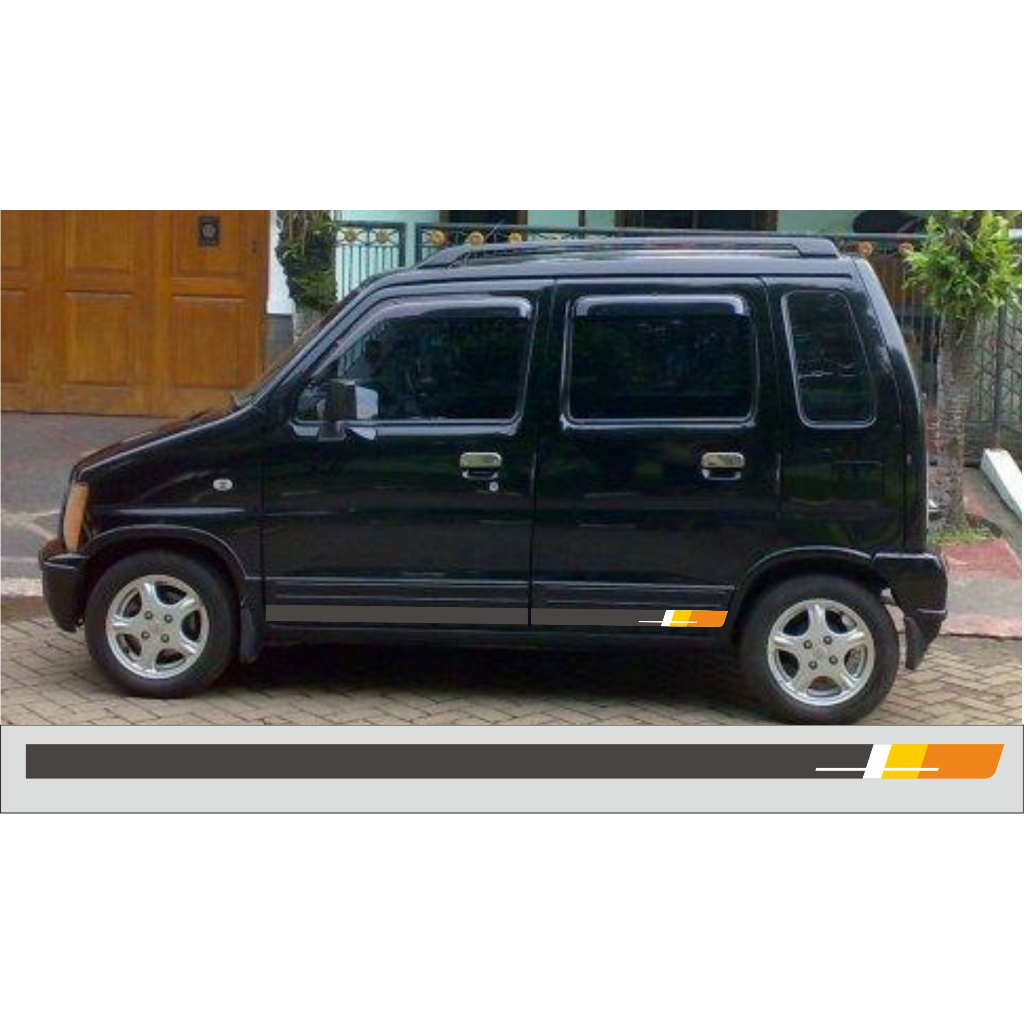 cutting sticker striping mobil karimun kotak