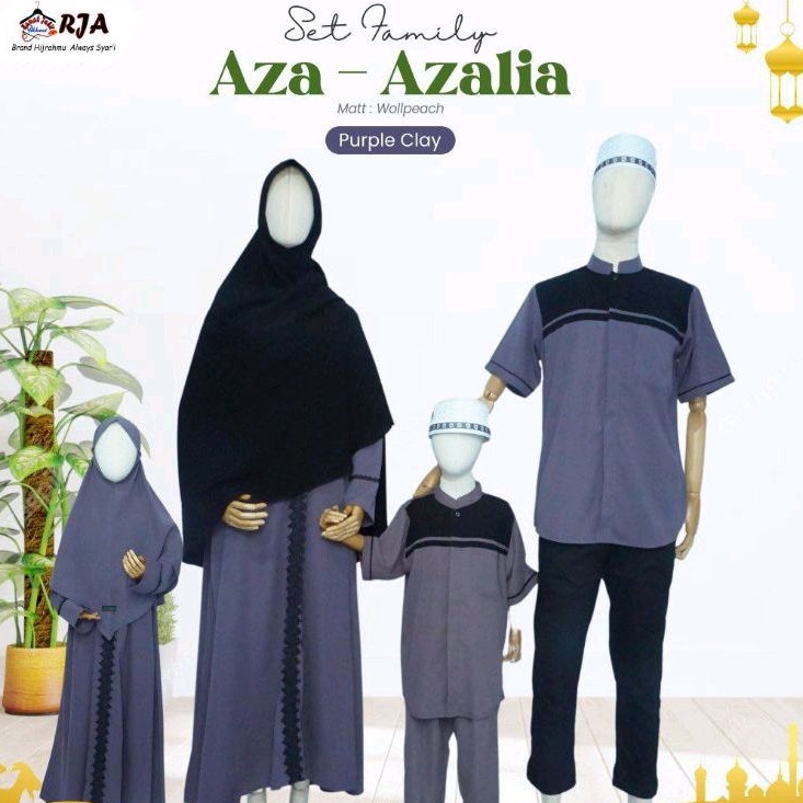 Stelan Gamis Azalia Kids