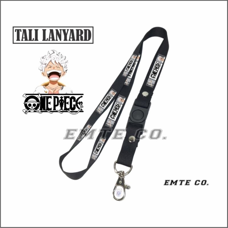 

LANYARD ONE PIECE GEAR 5 tali lanyard anime GANTUNGAN LEHER ID CARD / GANTUNGAN HP