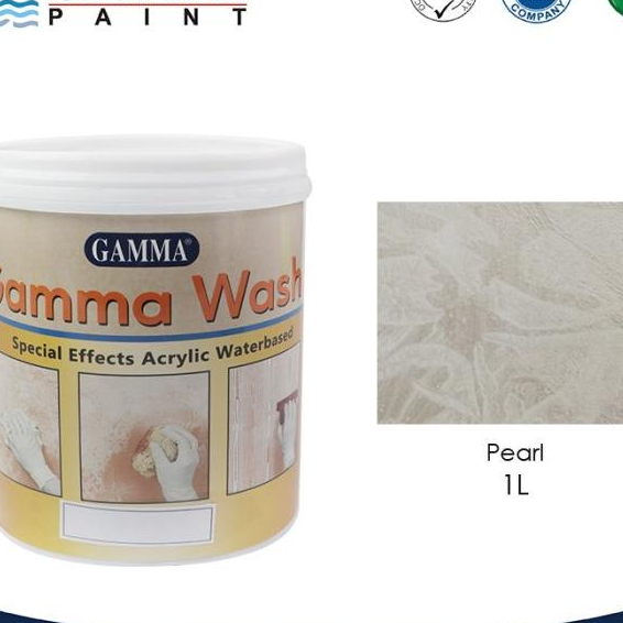Gamma Wash - PEARL - Cat wash Motif Spesial Efek