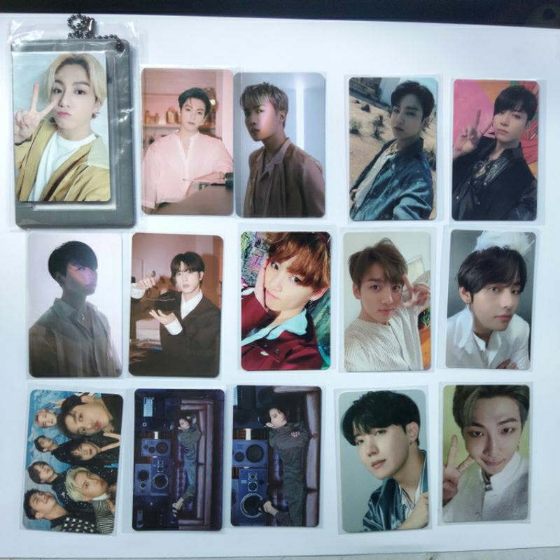 PC Jungkook jhope taehyung rm namjoon BTS Official LD proof pws sw m2u butter lucky draw ynwa pob be