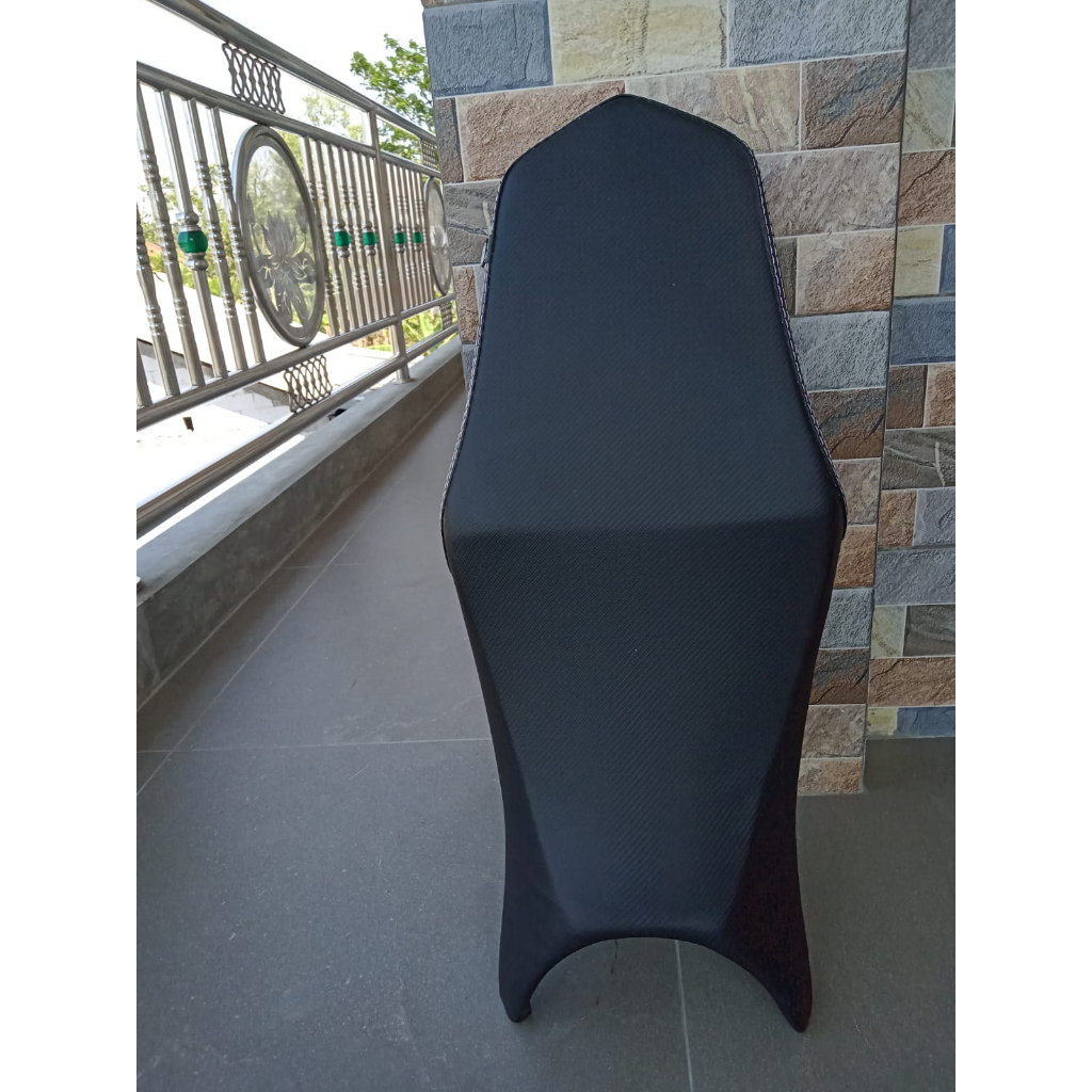 Jok vixion new kulit mbtech-Jok vixion new modifikasi mbtech