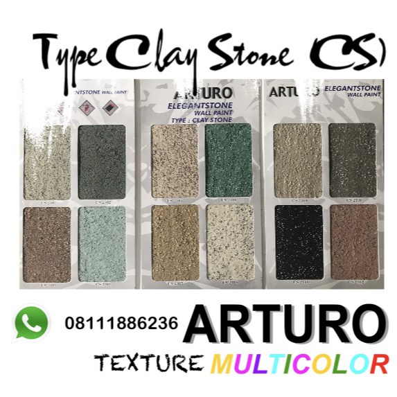 Cat tembok Arturo type Clay Stone (CS) ukuran galon 4 kg
