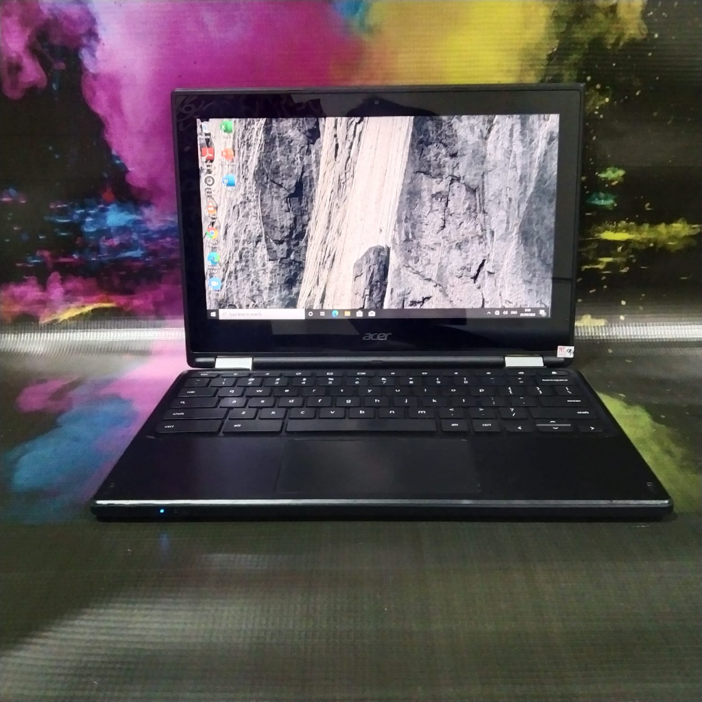 Laptop Acer R11 Ram 4GB SSD 128GB Touchscreen Flip Windows 10 Siap Pakai