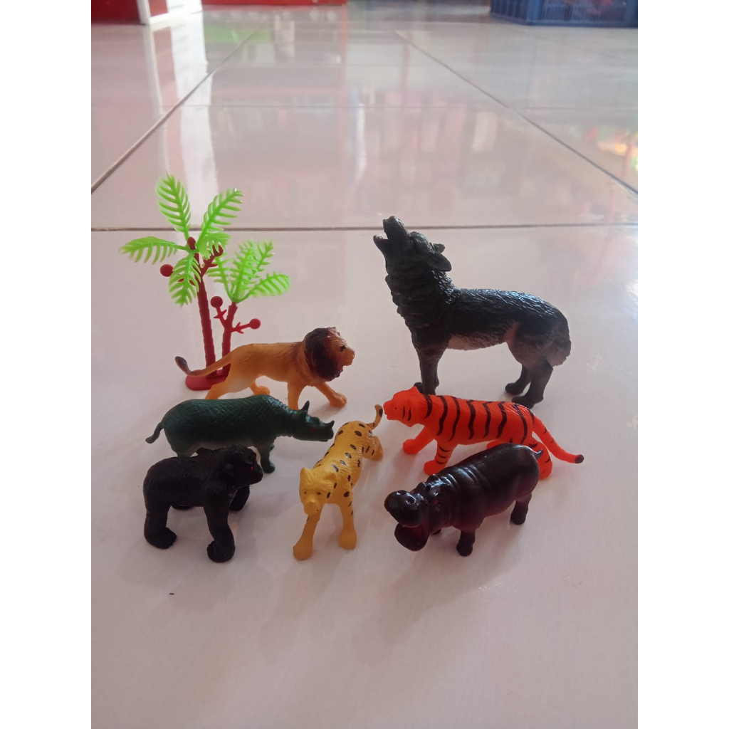 Mainan Figure Binatang Miniatur Hewan Satwa Kecil