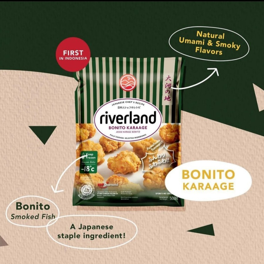 

riverland chicken bonito karage 500 gr
