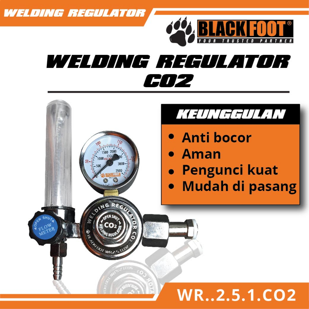 BLACKFOOT REGULATOR GAS CO2 LAS MIG