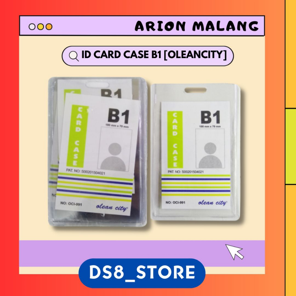 

ID CARD CASE / NAME TAG PLASTIK MIKA B1 OLEANCITY