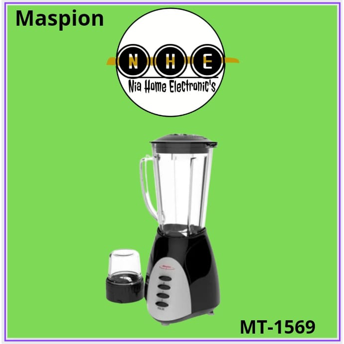 Maspion MT-1569 Blender 2in1 Glass 1.25 Liter MT1569 Blender Kaca MT 1569