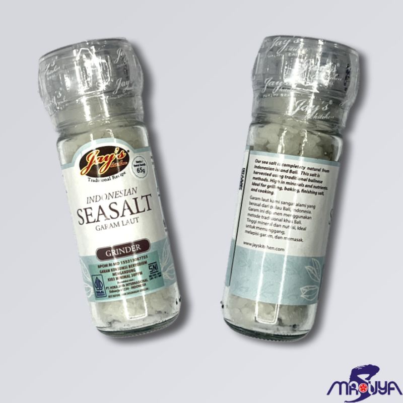 

Jays Sea Salt (Garam Laut) Grinder 65gr